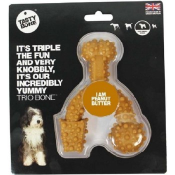Tastybone trio bone με γεύση φυστικοβούτυρο 12cm Tastybone trio bone με γεύση φυστικοβούτυρο 12cm