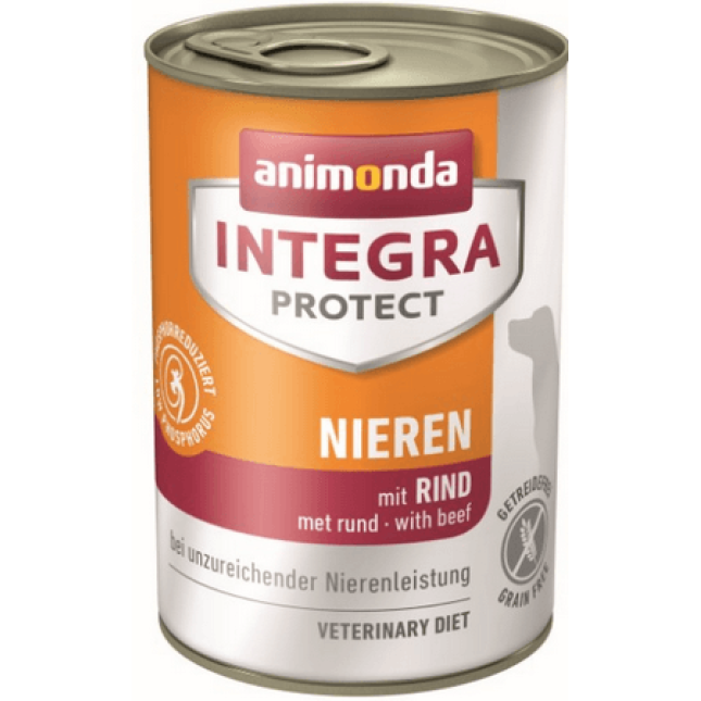 Animonda Integra Protect Nieren με βοδινό 400gr κλινική τροφή για σκύλους με πρόβλημα στα νεφρά Animonda Integra Protect Nieren με βοδινό 400gr κλινική τροφή για σκύλους με πρόβλημα στα νεφρά