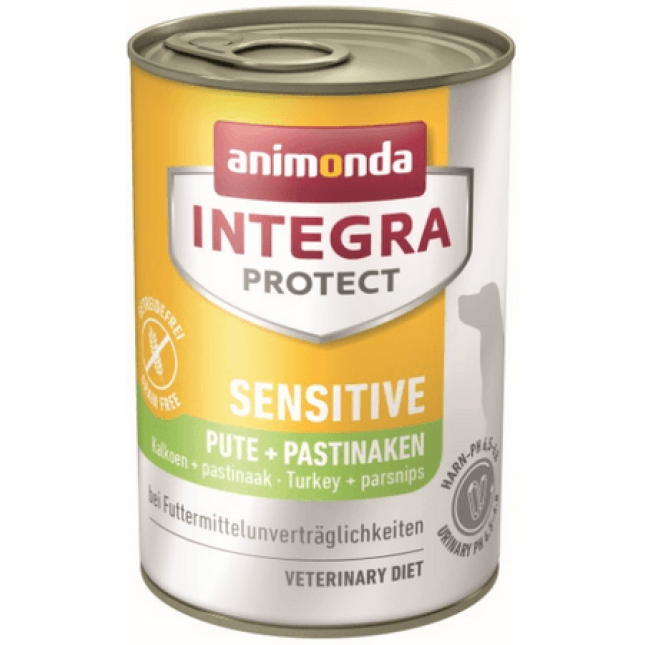 Animonda integra protect sensitive γαλοπούλα 400gr κλινική τροφή