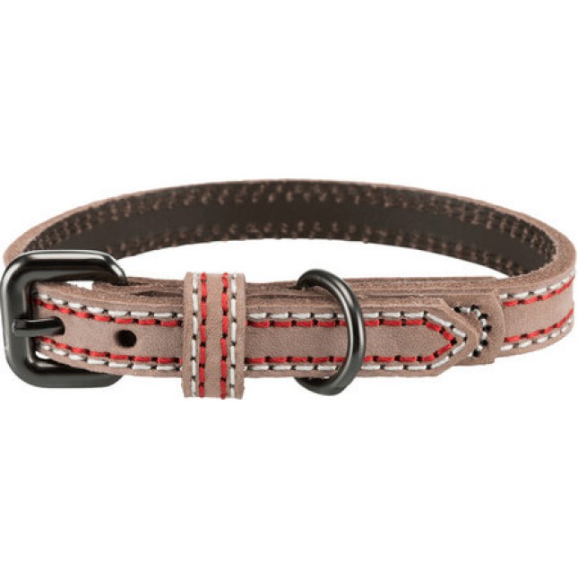Trixie περιλαίμιο native s 31-37cm/20mm μπεζ καφέ Trixie περιλαίμιο native s 31-37cm/20mm μπεζ καφέ
