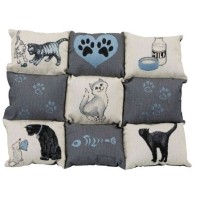 Trixie κουβέρτα Patchwork cat κάλυμμα από πολυεστέρα  55x45cm