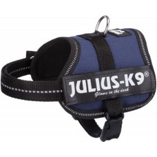 Julius-K9 σαμάρι Baby 1–Mini indigo, με πλήρως ρυθμιζόμενους ιμάντες