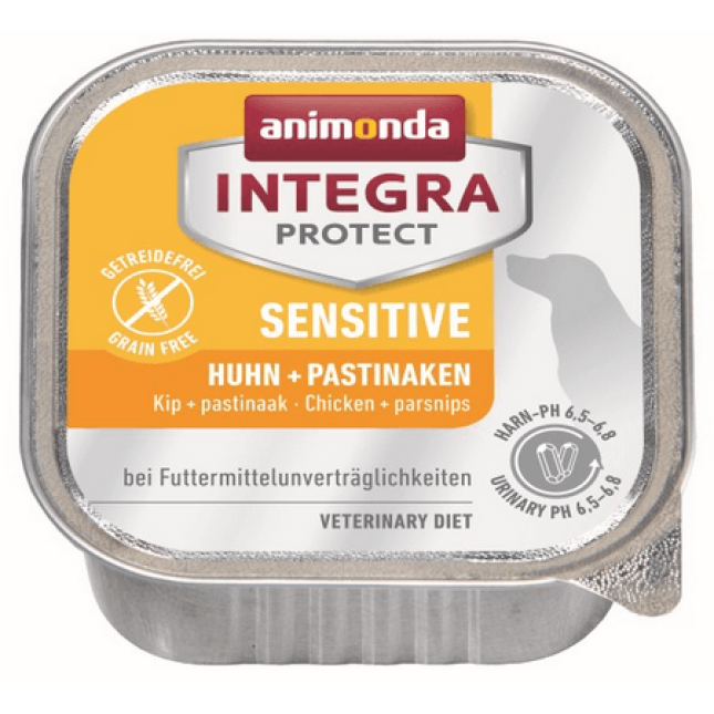 Animonda integra protect sensitive με κοτόπουλο 150gr κλινική τροφή Animonda integra protect sensitive με κοτόπουλο 150gr κλινική τροφή