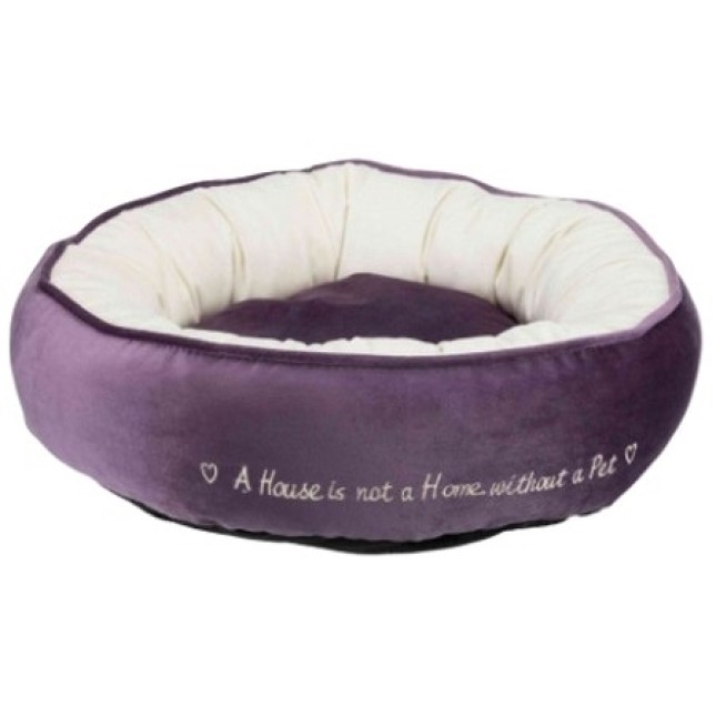 Trixie κρεβάτι Pet's home μωβ/κρεμ 50cm Trixie κρεβάτι Pet's home μωβ/κρεμ 50cm