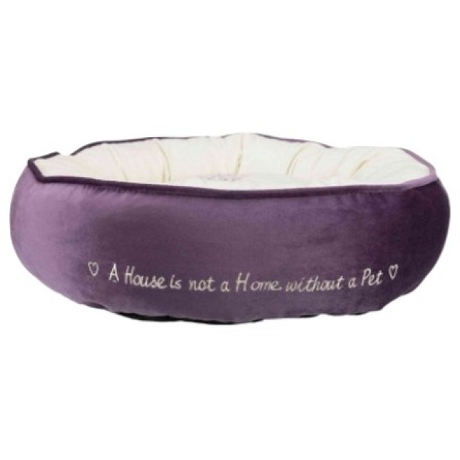 Trixie κρεβάτι Pet's home μωβ/κρεμ 50cm Trixie κρεβάτι Pet's home μωβ/κρεμ 50cm