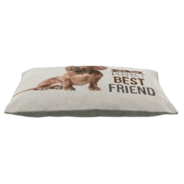 Trixie μαξιλάρι Chipo Dachshund κατασκευασμένο από ύφασμα ζακάρ και σουέντ 60x48cm γκρι Trixie μαξιλάρι Chipo Dachshund κατασκευασμένο από ύφασμα ζακάρ και σουέντ 60x48cm γκρι