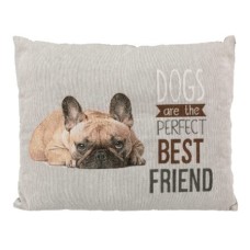 Trixie μαξιλάρι Chipo French Bulldog κατασκευασμένο από ύφασμα ζακάρ και σουέντ 60x48cm γκρι Trixie μαξιλάρι Chipo French Bulldog κατασκευασμένο από ύφασμα ζακάρ και σουέντ 60x48cm γκρι