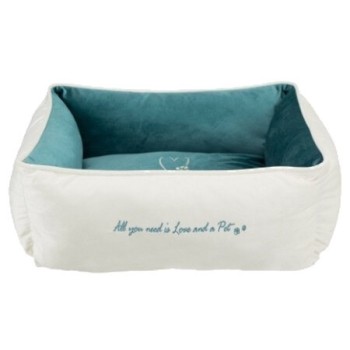Trixie κρεβάτι Pet's home κρεμ/πετρόλ 60x50cm Trixie κρεβάτι Pet's home κρεμ/πετρόλ 60x50cm