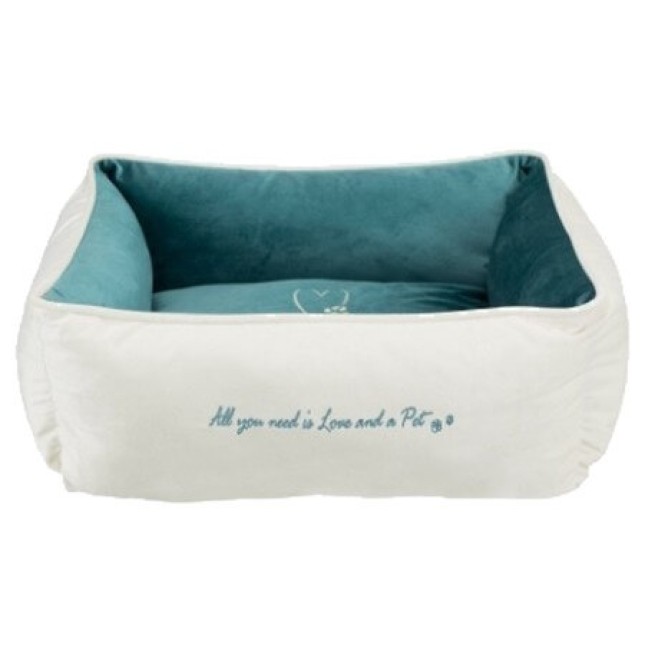 Trixie κρεβάτι Pet's home κρεμ/πετρόλ 60x50cm Trixie κρεβάτι Pet's home κρεμ/πετρόλ 60x50cm