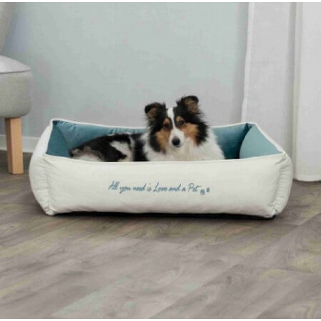 Trixie κρεβάτι Pet's home κρεμ/πετρόλ 60x50cm Trixie κρεβάτι Pet's home κρεμ/πετρόλ 60x50cm