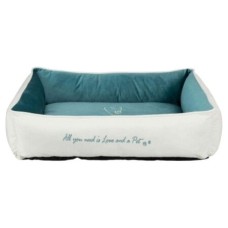 Trixie κρεβάτι Pet's home κρεμ/πετρόλ 80x60cm Trixie κρεβάτι Pet's home κρεμ/πετρόλ 80x60cm