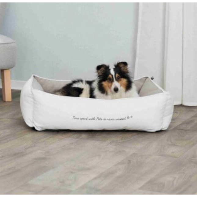 Trixie κρεβάτι Pet's home άσπρο/τεφρούν 80x60cm Trixie κρεβάτι Pet's home άσπρο/τεφρούν 80x60cm
