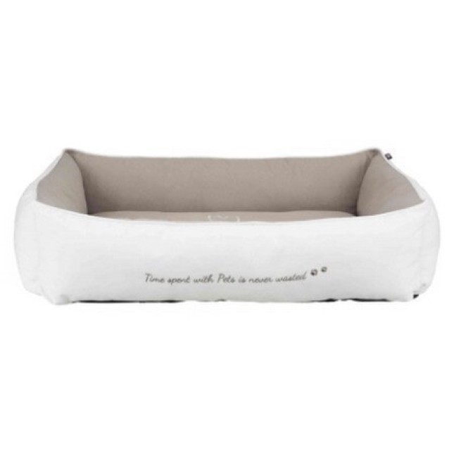 Trixie κρεβάτι Pet's home άσπρο/τεφρούν 100x70cm Trixie κρεβάτι Pet's home άσπρο/τεφρούν 100x70cm