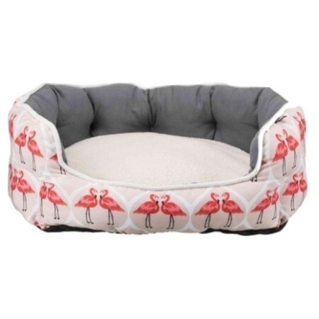 Trixie κρεβάτι Flamingo ροζ/γκρι/κρεμ 50x40cm Trixie κρεβάτι Flamingo ροζ/γκρι/κρεμ 50x40cm