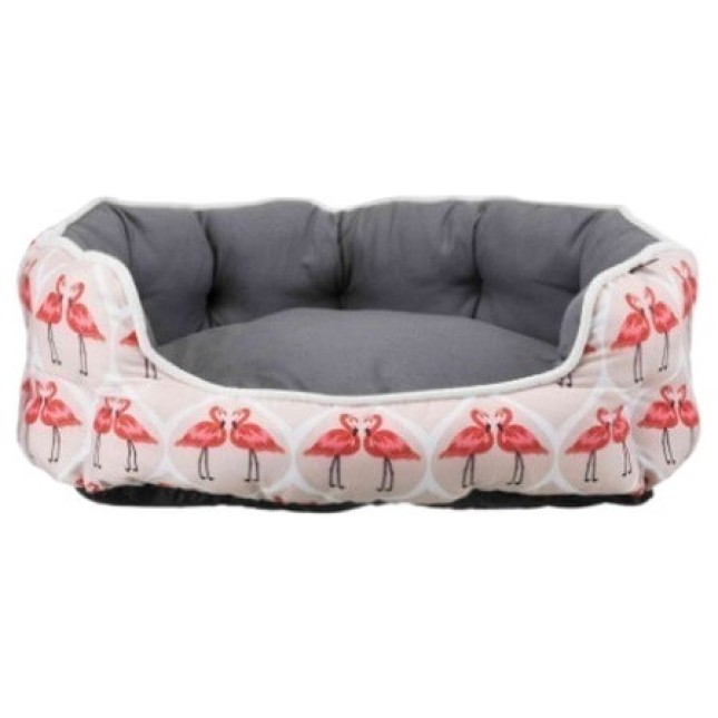 Trixie κρεβάτι Flamingo ροζ/γκρι/κρεμ 50x40cm Trixie κρεβάτι Flamingo ροζ/γκρι/κρεμ 50x40cm