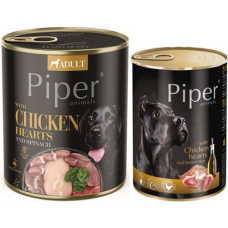 Dolina Piper Πλήρης τροφή για ενήλικες σκύλους με καρδιά κοτόπουλου & καστανό ρύζι
