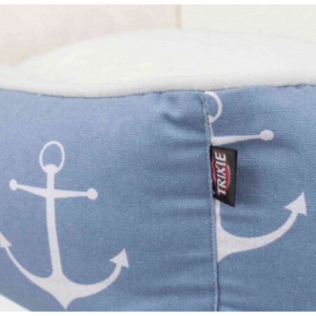Trixie κρεβάτι Anchor μπλε/άσπρο 65x50cm Trixie κρεβάτι Anchor μπλε/άσπρο 65x50cm
