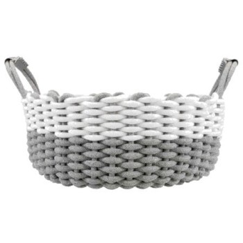 Trixie καλάθι Nabou πλεκτό γκρι/άσπρο 45cm Trixie καλάθι Nabou πλεκτό γκρι/άσπρο 45cm