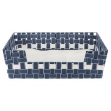Trixie καλάθι Elvar 50x35cm με βαμβακερό κάλυμμα μπλε/άσπρο Trixie καλάθι Elvar 50x35cm με βαμβακερό κάλυμμα μπλε/άσπρο