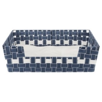 Trixie καλάθι Elvar 50x35cm με βαμβακερό κάλυμμα μπλε/άσπρο Trixie καλάθι Elvar 50x35cm με βαμβακερό κάλυμμα μπλε/άσπρο