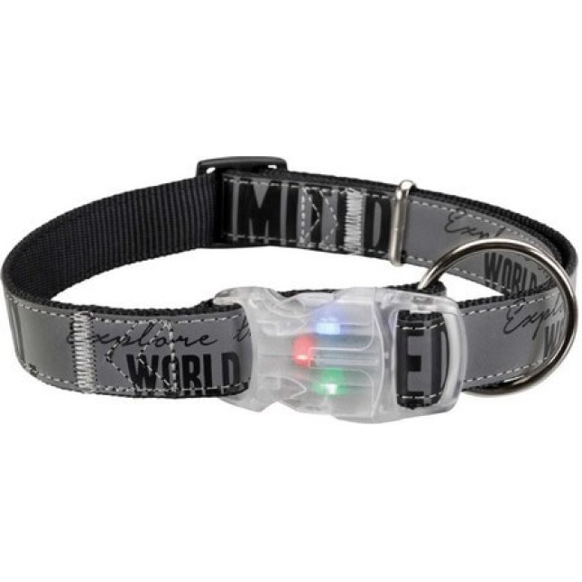 Trixie περιλαίμιο explore με φλας l/xl 40-65cm/25mm Trixie περιλαίμιο explore με φλας l/xl 40-65cm/25mm