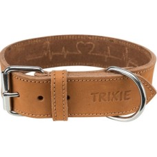 Trixie περιλαίμιο rustic heartbeat με παχύ δέρμα l-xl 55-65cm/40mm Trixie περιλαίμιο rustic heartbeat με παχύ δέρμα l-xl 55-65cm/40mm