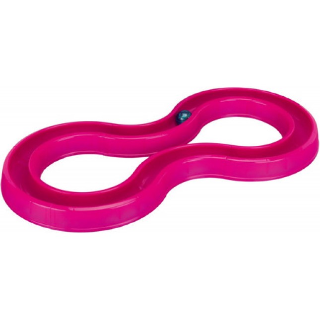 Trixie παιχνίδι γάτας flashing ball race 64x31cm ροζ Trixie παιχνίδι γάτας flashing ball race 64x31cm ροζ