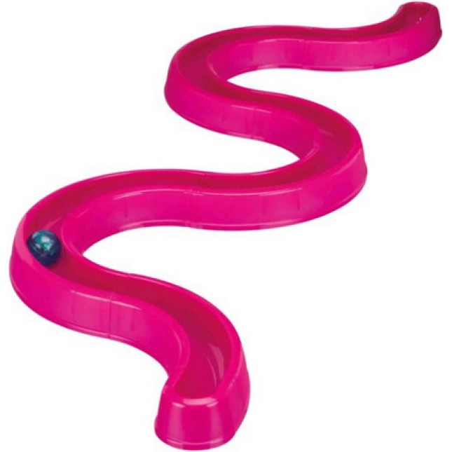 Trixie παιχνίδι γάτας flashing ball race 64x31cm ροζ Trixie παιχνίδι γάτας flashing ball race 64x31cm ροζ