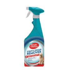 Simple Solution spray καθαρισμού λεκέδων και οσμών σκύλου από υφασμάτινες επιφάνειες 750ml Simple Solution spray καθαρισμού λεκέδων και οσμών σκύλου από υφασμάτινες επιφάνειες 750ml