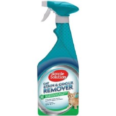 Simple Solution spray καθαρισμού λεκέδων και οσμών γάτας από υφασμάτινες επιφάνειες 750ml