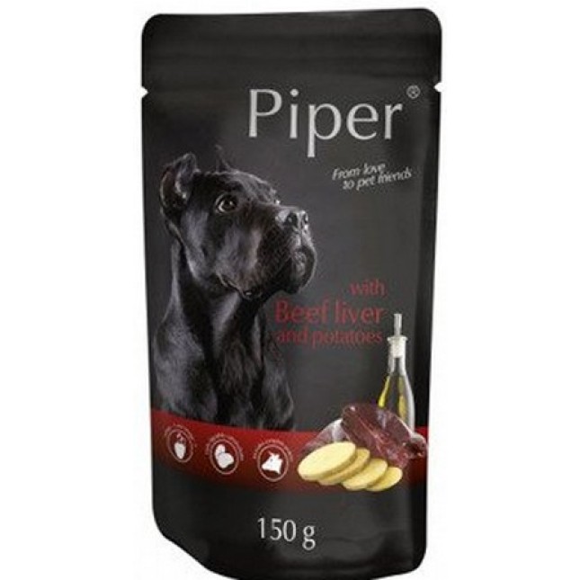 Dolina Piper φακελάκι Adult συκώτι βοδινού & πατάτα 150gr Dolina Piper φακελάκι Adult συκώτι βοδινού & πατάτα 150gr