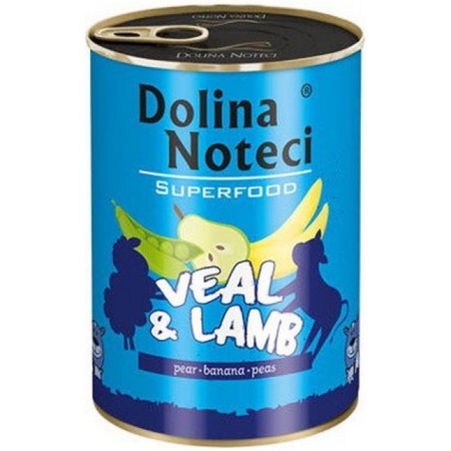 Dolina Noteci super food μοσχάρι & αρνί 400gr Dolina Noteci super food μοσχάρι & αρνί 400gr