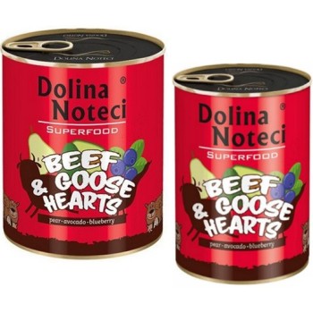 Dolina Noteci super food πλήρες φαγητό για ενήλικες σκύλους με βοδινό και καρδίες χήνας χωρίς σιτηρά Dolina Noteci super food πλήρες φαγητό για ενήλικες σκύλους με βοδινό και καρδίες χήνας χωρίς σιτηρά
