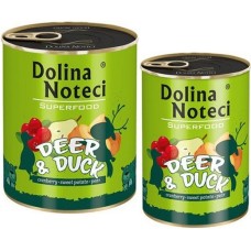 Dolina Noteci super food πλήρες φαγητό για ενήλικες σκύλους με ελάφι & πάπια χωρίς σιτηρά