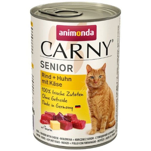 Animonda Carny Senior κονσέρβα με Μοσχάρι & Κοτόπουλο & Τυρί των 200gr και 400gr Animonda Carny Senior κονσέρβα με Μοσχάρι & Κοτόπουλο & Τυρί των 200gr και 400gr