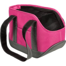 Trixie τσάντα μεταφοράς alea s εύχρηστη, πρακτική και ανθεκτική 16x20x30cm ροζ/γκρι