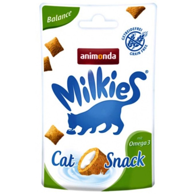 Animonda Milkies Crunchy Pillow Balance / σνακ με Ωμέγα 3 30gr