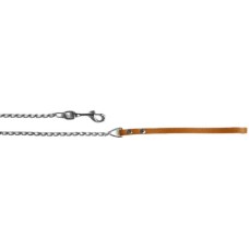 Αλυσίδα χρωμίου με δερμάτινη χειρολαβή 120cm x 2.0mm Αλυσίδα χρωμίου με δερμάτινη χειρολαβή 120cm x 2.0mm