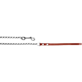 Αλυσίδα χρωμίου με δερμάτινη χειρολαβή 120cm x 2.5mm Αλυσίδα χρωμίου με δερμάτινη χειρολαβή 120cm x 2.5mm
