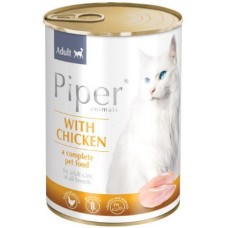 Dolina Piper Πλήρης τροφή για ενήλικες γάτες με κοτόπουλο 400gr