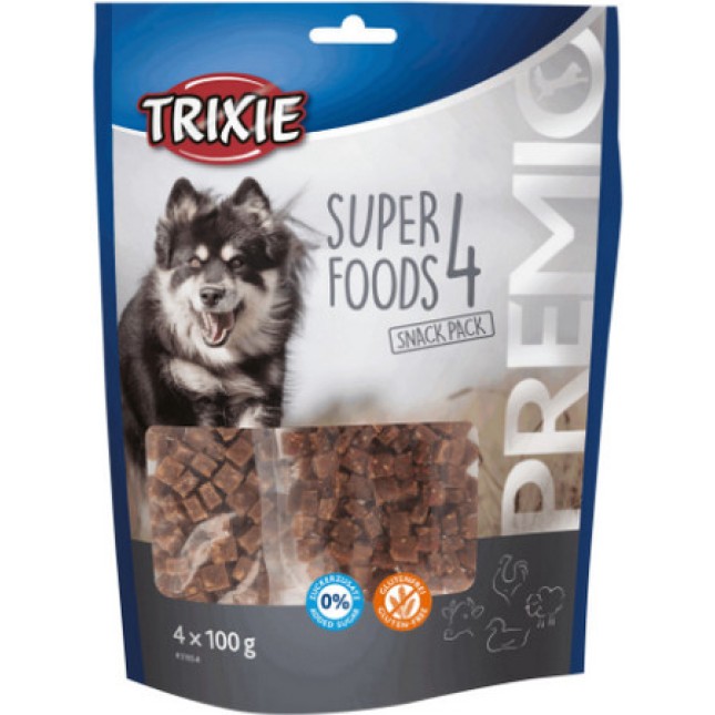 Trixie λιχουδιά premio (4) super foods κοτόπουλο-πάπια-βοδινό-αρνί Trixie λιχουδιά premio (4) super foods κοτόπουλο-πάπια-βοδινό-αρνί