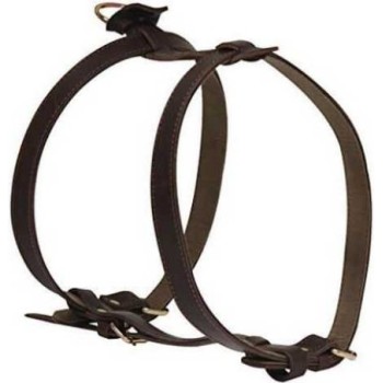Croci Leather δερμάτινο σαμαράκι elite καφέ Croci Leather δερμάτινο σαμαράκι elite καφέ