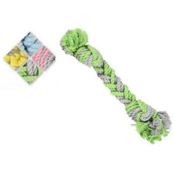 Happypet παιχνίδι απο σχοινί με 2 κόμπους little rascals braided small Happypet παιχνίδι απο σχοινί με 2 κόμπους little rascals braided small