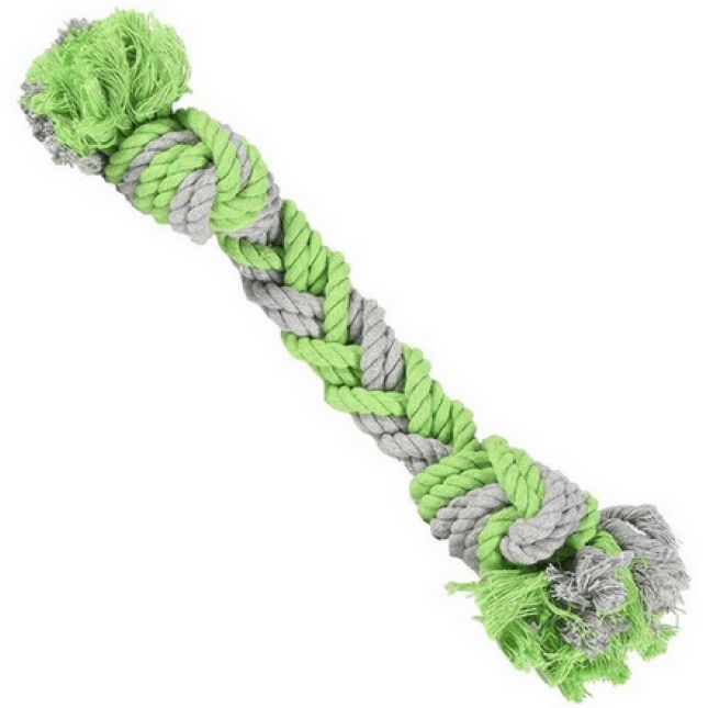 Happypet παιχνίδι απο σχοινί με 2 κόμπους little rascals braided large Happypet παιχνίδι απο σχοινί με 2 κόμπους little rascals braided large