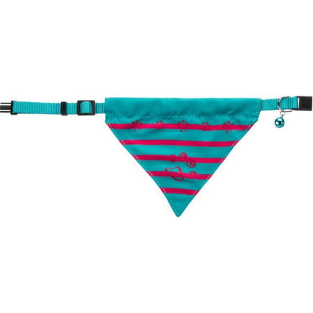 Trixie περιλαίμιο γάτας με μαντήλι polyester εξοπλισμένο με το κούμπωμα ασφαλείας Trixie περιλαίμιο γάτας με μαντήλι polyester εξοπλισμένο με το κούμπωμα ασφαλείας