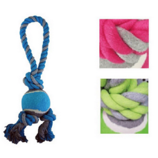 Happypet σχοινί με μπάλλα του τέννις Happypet σχοινί με μπάλλα του τέννις
