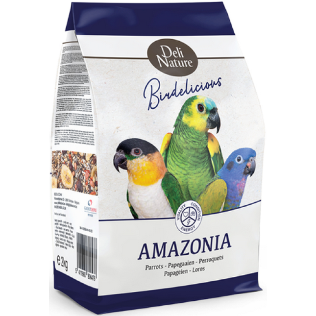Deli Nature Birdelicious Parrots Πλήρης τροφή για Νοτιοαμερικανικό παπαγάλο 2kg
