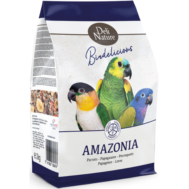 Deli Nature 22 ισορροπημένο μείγμα για τα είδη Amazon και Pionus πολύ πλούσιο σε φρούτα Deli Nature 22 ισορροπημένο μείγμα για τα είδη Amazon και Pionus πολύ πλούσιο σε φρούτα