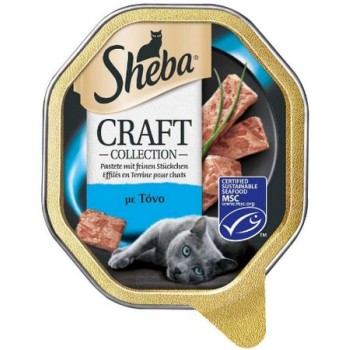 Sheba δισκάκι craft Υψηλής ποιότητας τρόφιμα για ενήλικες γάτες που παρέχουν πλήρη διατροφή Sheba δισκάκι craft Υψηλής ποιότητας τρόφιμα για ενήλικες γάτες που παρέχουν πλήρη διατροφή