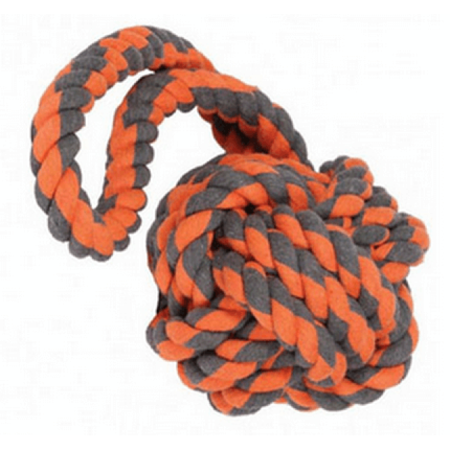 Happypet παιχνίδι nuts for knots μπάλα απο σχοινί που την τραβάς με δύναμη Happypet παιχνίδι nuts for knots μπάλα απο σχοινί που την τραβάς με δύναμη